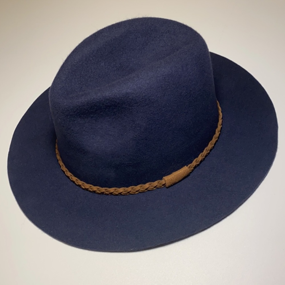 Fedora + Bracelet - 100% Wool Fall Hat - Quagga Green Label (Eco-friendly)